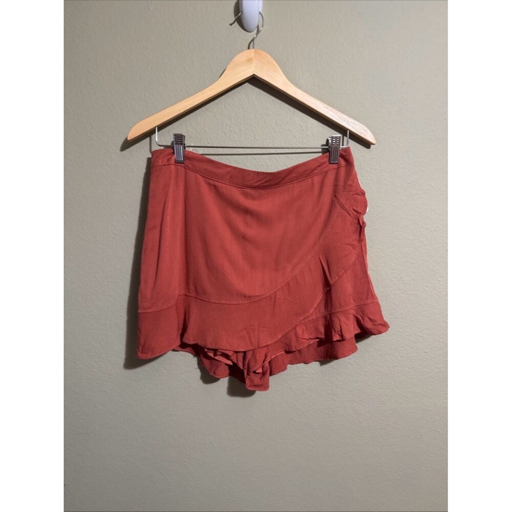 NWT Altar'd State Riley Ruffle Skort - Burnt Orange - Size Large